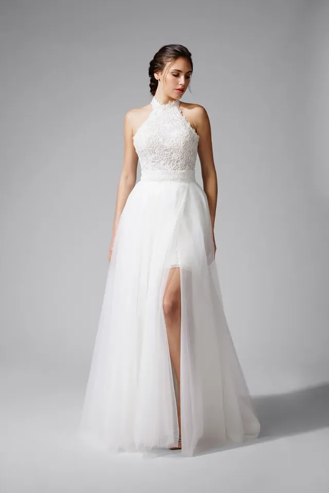 Bella by Eglantine BEL22707 brudekjole kort 2-delt