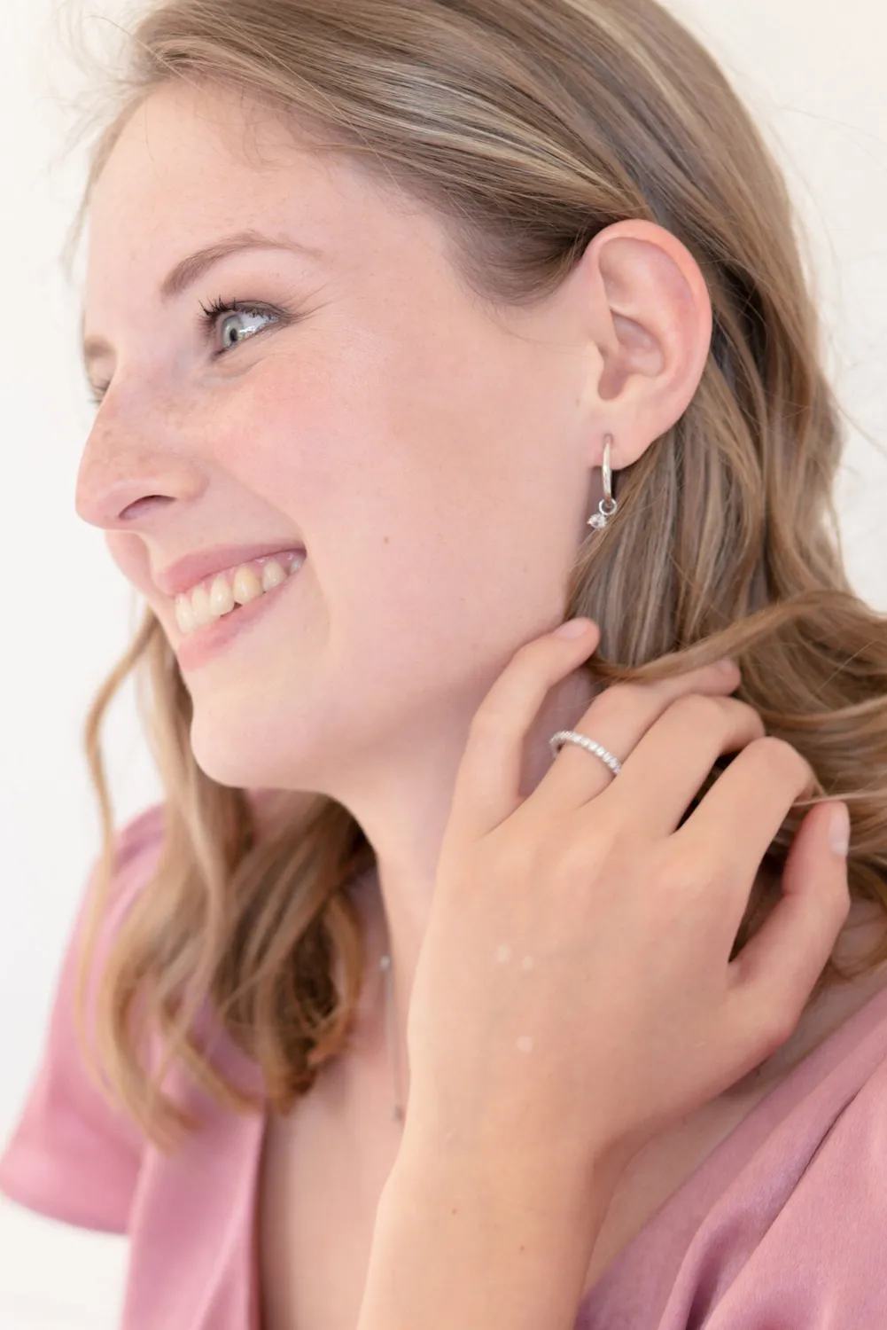 Sanna Lindström Lycklig ørering sølv