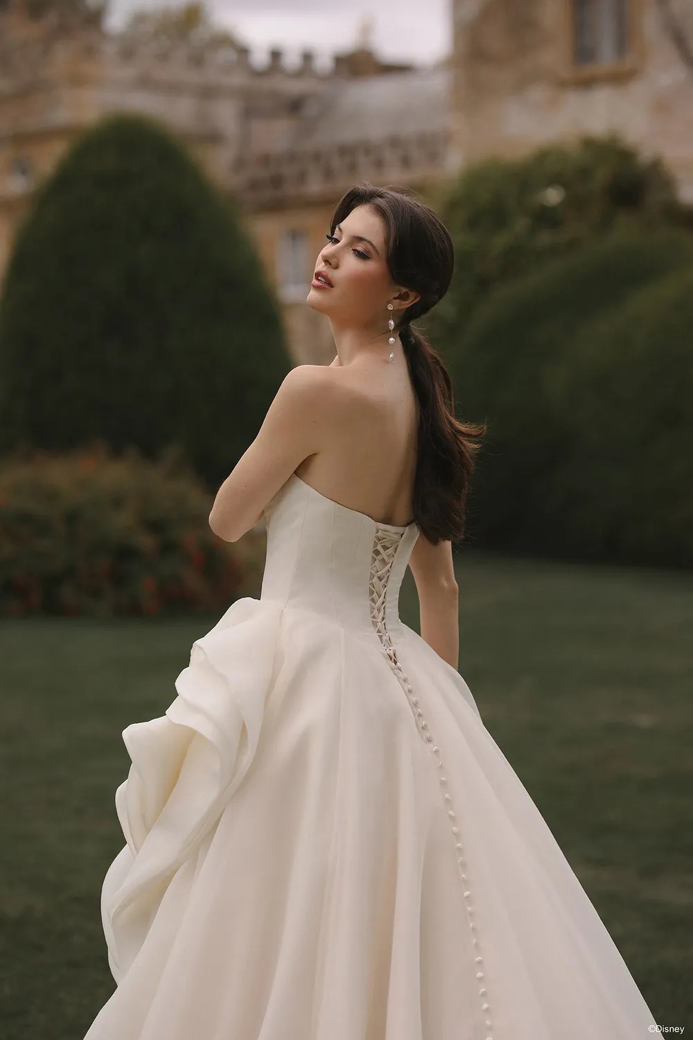 Allure Bridal DP452 Belle brudekjole Light Gold/Ivory/Nude organza