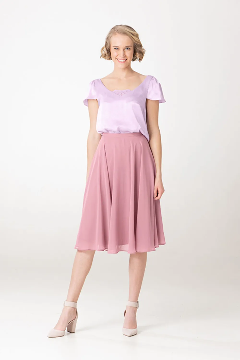 Sanna Lindström Blomma Viola T-shirt lavendel