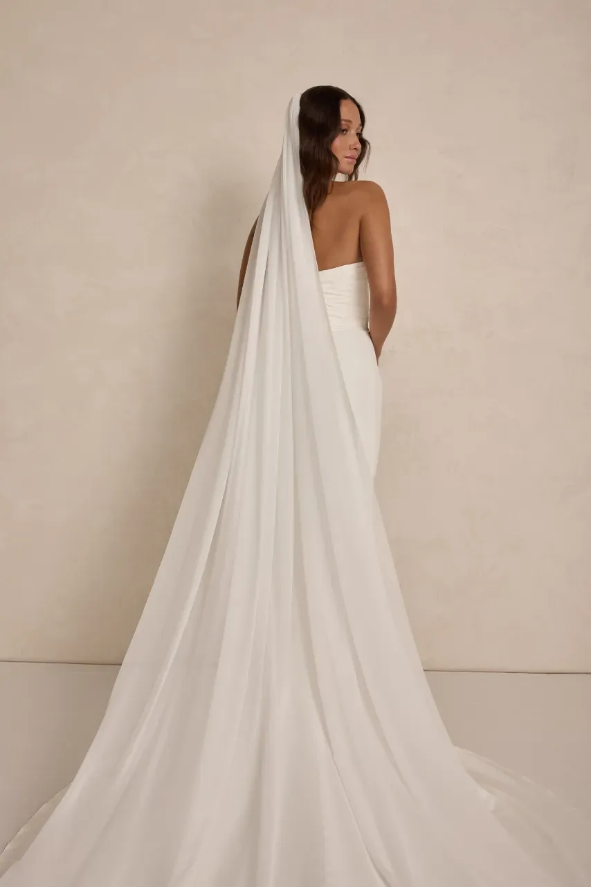Made With Love Bridal Maxie Veil brudeslør ivory chiffon 1 stk.