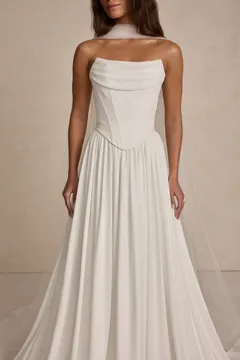 Made With Love Tate brudenederdel chiffon