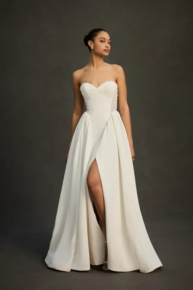 Allure Bridal Madison James MJ1284 Corinne brudekjole Ivory satin