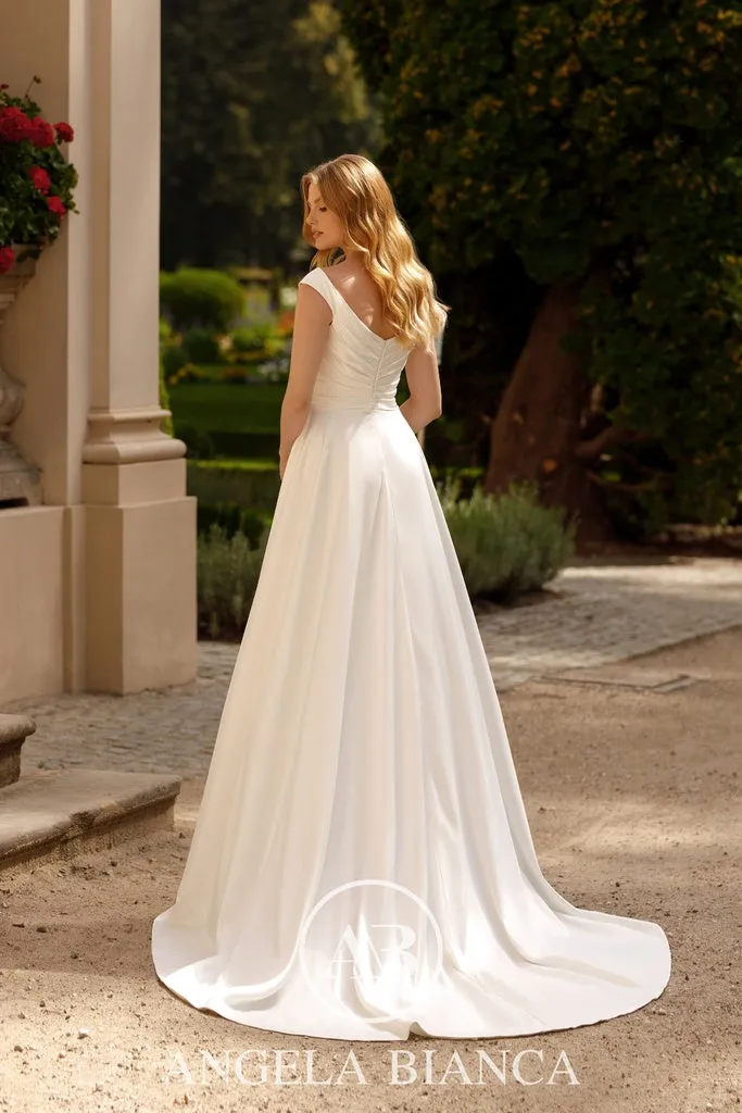 Princesa La Princessa ML1098 brudekjole ivory satin A-linje