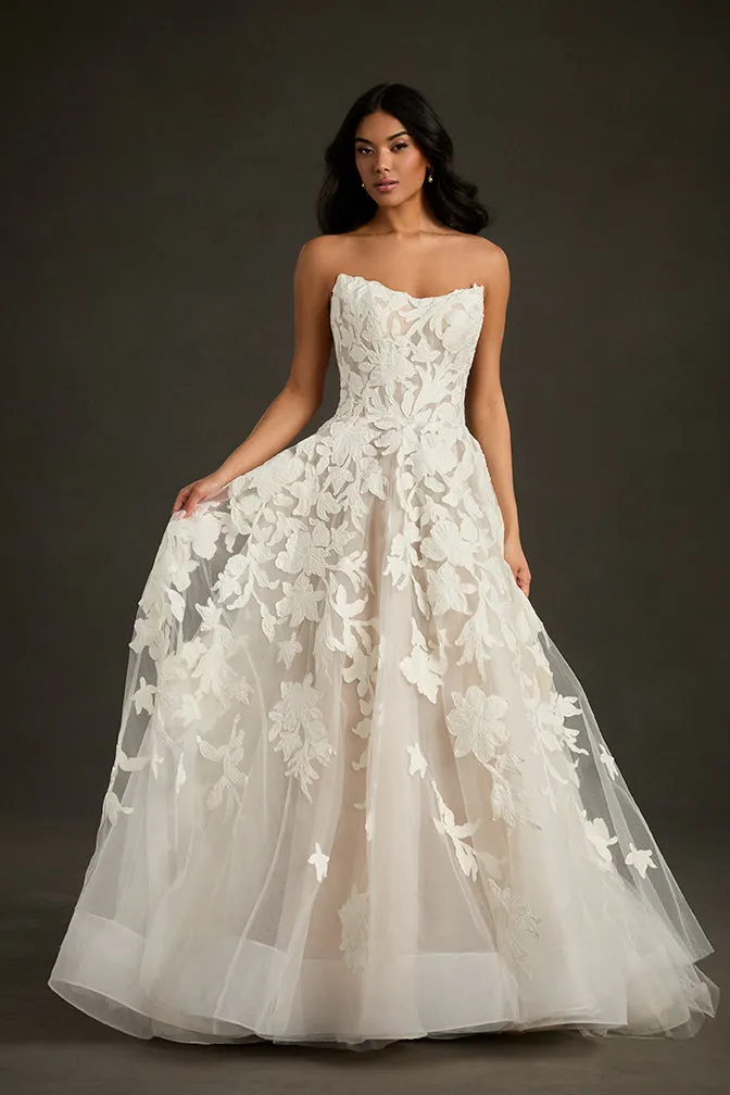 Madison James MJ1294 Campbell brudekjole Ivory stropløs