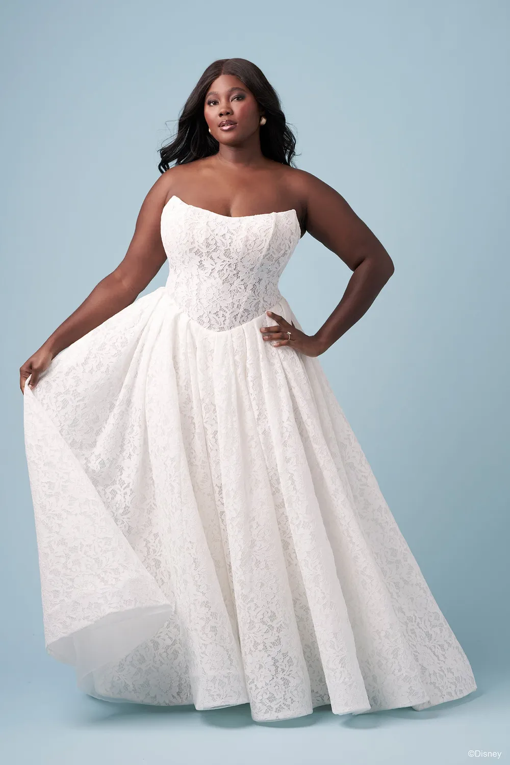 Allure Bridal Disney D467 Snow White brudekjole mocha blonde