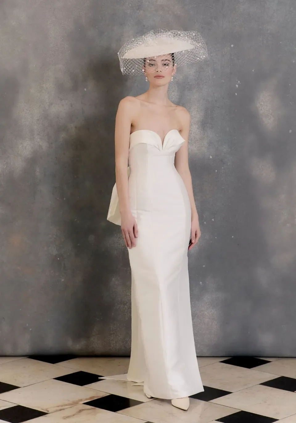 Ellis Bridals Chloe Dress Only brudekjole ivory str. 6 mikado