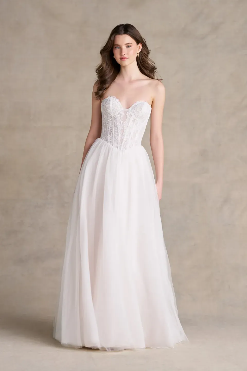 Allure Bridal Allure Romance R3985 brudekjole sand/champagne tyl