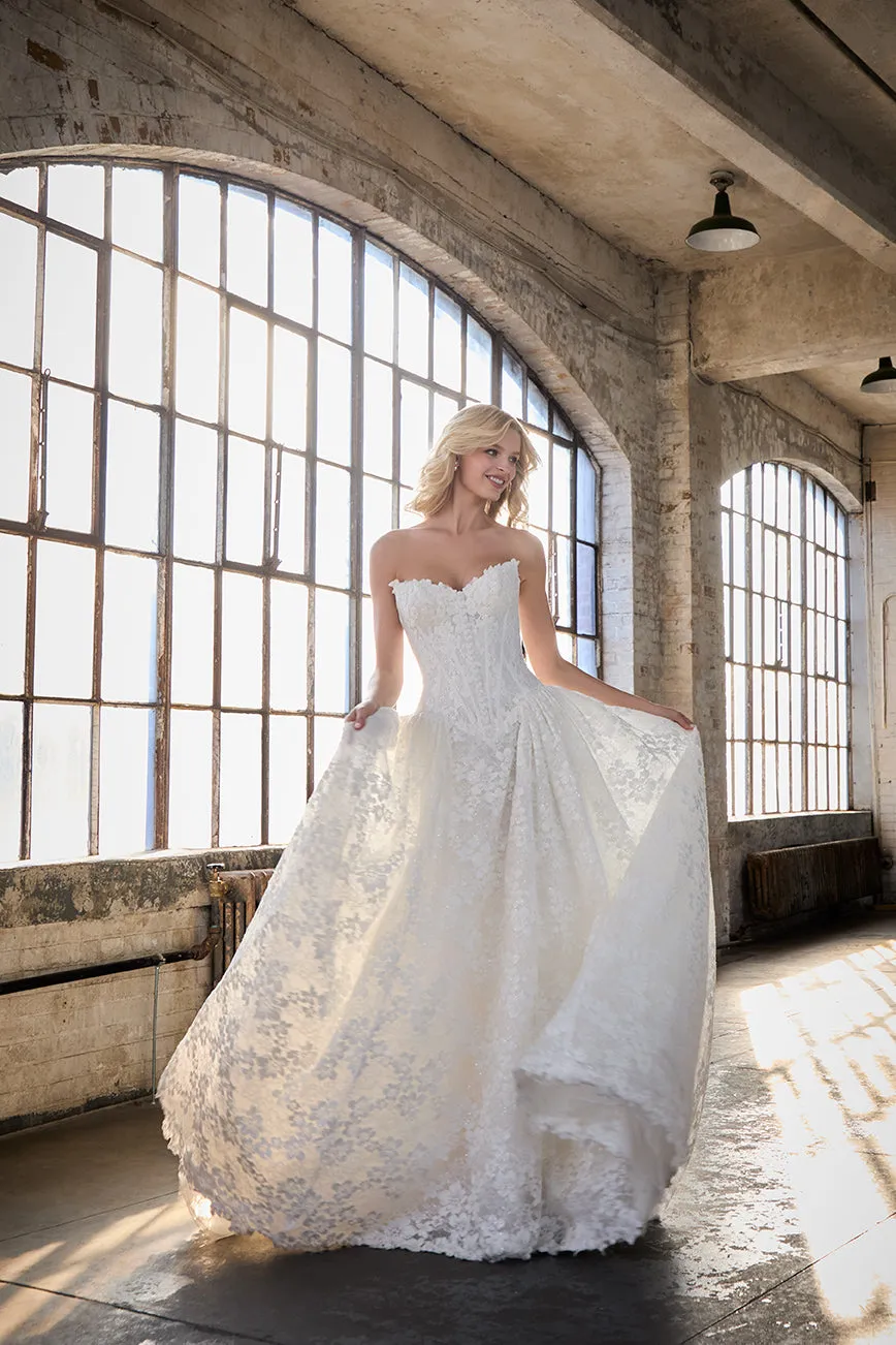 Allure Bridal Madison James MJ1270 Chloe ballgown Ivory glimmer