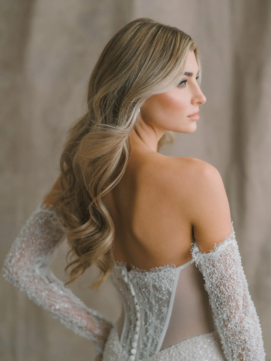 Abella E616 Arabella brudekjole nude/ivory sheath