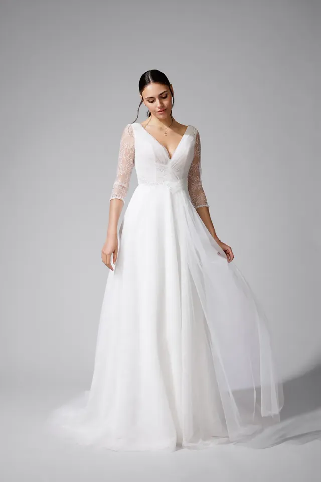 Bella by Eglantine Robe de mariée BEL22704 brudekjole tulle