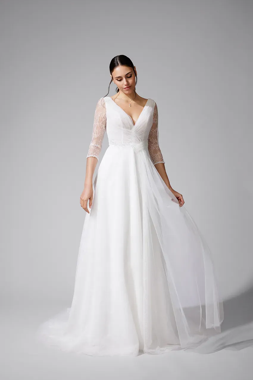 Bella by Eglantine Robe de mariée BEL22704 brudekjole tulle