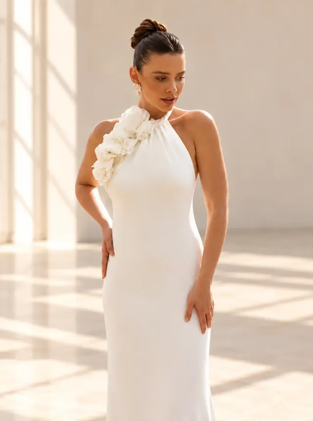 Panayotis – House of Dreams ASMA 2027 brudekjole Ivory halterneck