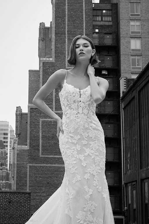 Allure Bridal MJ1290 Claudia brudekjole champagne/ivory/nude blonde