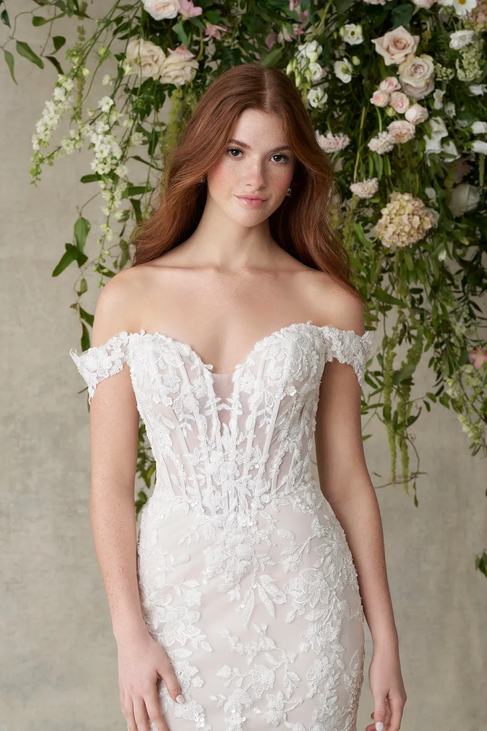 Allure Bridal Romance R3980 brudekjole ivory blonde sheath