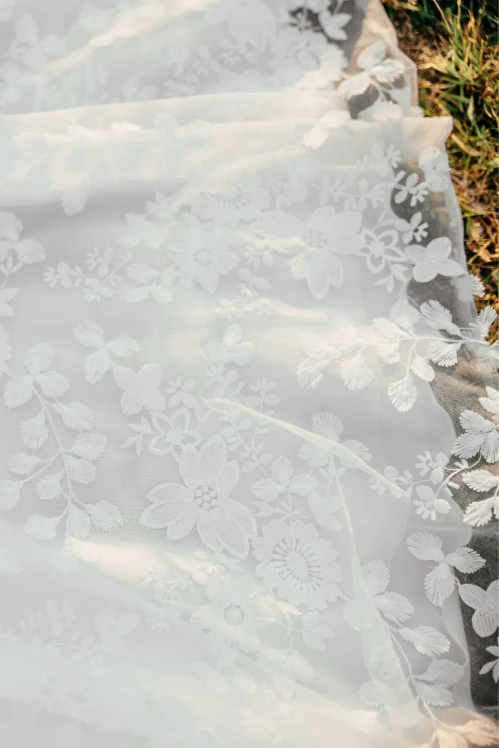 Sanna Lindström Fjäril langt tylskørt ivory str. 32-54