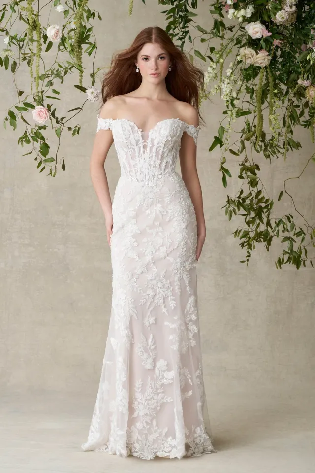 Allure Bridal Romance R3980 brudekjole ivory blonde sheath