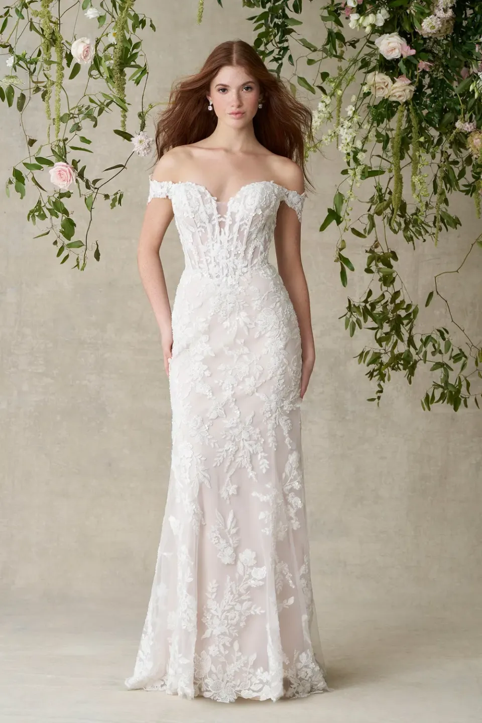 Allure Bridal Romance R3980 brudekjole ivory blonde sheath