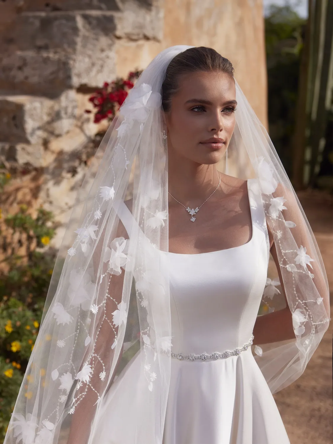 Princesa Levente brudekjole ivory A-line mikado