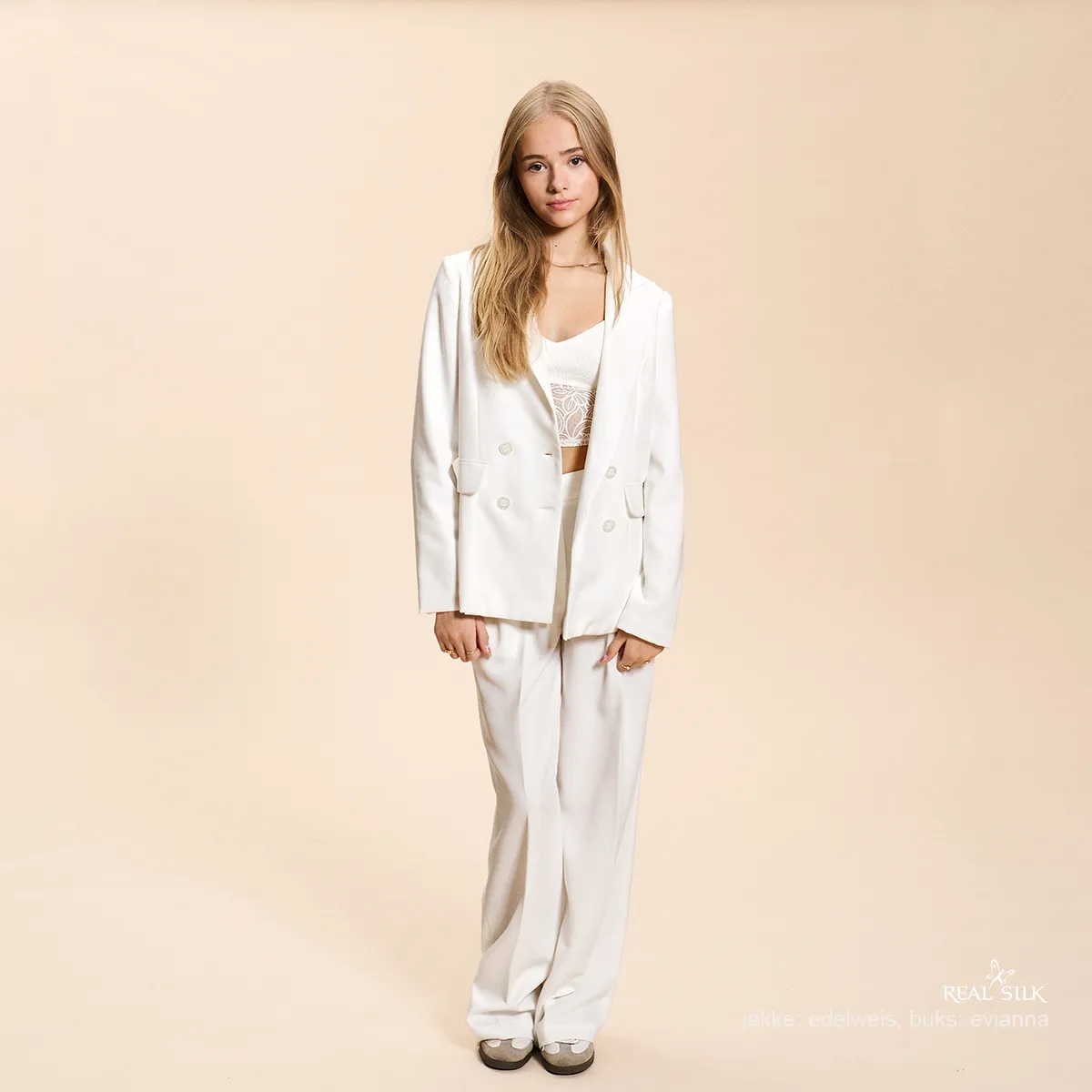 Lykkes Brudekjoler Real Silk Edelweis brudekjole silke fin