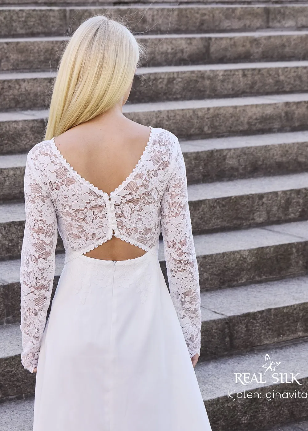 Lykkes Real Silk Ginavita brudekjole i silke